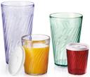 GET Enterprises SAN Plastic Tahiti Jade Tumbler, 12 Ounce -- 72 per case