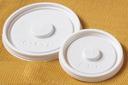 GET Enterprises Polyethylene White Lid for 2209-1, 2211-1, 2212-1 and 6616-1 Tumblers -- 1000 per case