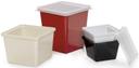 GET Enterprises White Square Crock, 2 Quart -- 6 per case