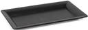 GET Enterprises Bake and Brew Melamine Black Display Tray, 12 x 21 inch -- 3 per case