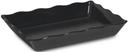 GET Enterprises Milano Melamine Black Tray, 3.1 Quart -- 6 per case