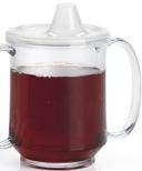 GET Enterprises Tritan Clear Two Handle Mug, 8 Ounce -- 24 per case