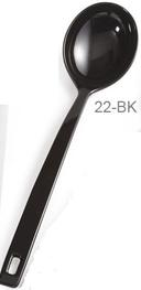 GET Enterprises Heavy Duty Black Ladle, 3 Ounce -- 24 per case