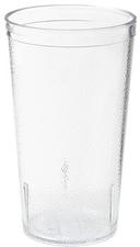 GET Enterprises SAN Plastic Clear Textured Tumbler, 12 Ounce -- 72 per case