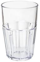 GET Enterprises Bahama SAN Plastic Clear Double Rocks Tumbler, 10 Ounce -- 72 per case