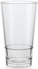 GET Enterprises SAN Clear Stackable Pint Glass, 16 Ounce -- 24 per case