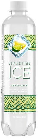 Sparkling Ice Zero Sugar Lemon Lime Sparkling Water, 17 Fluid Ounce -- 12 per case