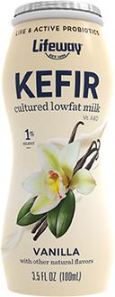 Lifeway Vanilla Low Fat Kefir, 3.5 Fluid Ounce -- 24 per case