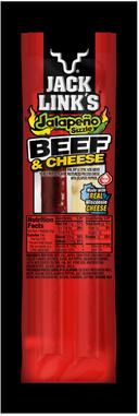 Jack Links Jalapeno Sizzle Beef and Cheese, 1.2 Ounce -- 192 per case.