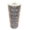 Datecodegenie 3 Inch Kraft Circle Blank Permanent Label, 500 count - 4 rolls per case