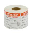 National Checking DateIt Item Date Use By Wednesday Removable Food Safety Label Roll, 500 count per roll.