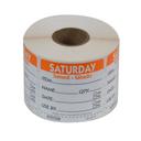 National Checking DateIt Item Date Use By Saturday Removable Food Safety Label Roll, 500 count per roll.
