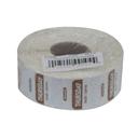 National Checking Company Dateit Brown Trilingual Permanent Label - Thursday, 1 x 1 inch -- 1000 per case.
