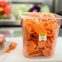 National Checking Company Dateit Yellow Trilingual Removable Label - Tuesday, 1 x 1 inch -- 1000 per case.