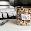 National Checking Company Dateit Black Trilingual Item/Date/Use By Removable Label - Sunday, 2 x 3 inch -- 500 per case.