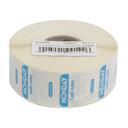 National Checking Company Dateit Blue Trilingual Dissolvable Label - Monday, 1 x 1 inch -- 1000 per case.