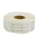 National Checking Company Dateit Product Dissolvable Label, 1 x 2 inch -- 500 per case.