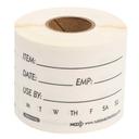 National Checking Company Dateit Dissolvable Label - Use By, 2 x 3 inch -- 250 per case.