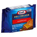 Kraft Deli Deluxe American Cheese Slice, 12 Ounce -- 12 per case