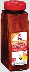 Lawrys Zesty Lemon and Pepper Wings Seasoning Mix, 20.75 Ounce