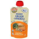 Earths Best Organic Chicken Casserole Vegetable Plus Chicken Puree for 9 Plus Months Baby, 4 Ounce Pouch -- 12 per case