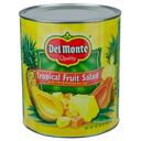 Del Monte Tropical Fruit Salad in Light Syrup with Passion Fruit Juice, 107 Ounce Can -- 6 per case.