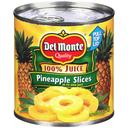 Del Monte Canned Sliced Pineapple in 100 Percent Juice, 15.25 Ounce -- 12 per case.