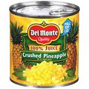 Del Monte Canned Crushed Pineapple in Juice, 15.25 Ounce -- 12 per case.