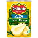 Del Monte Lite Pear Halves in Extra Light Syrup, 15 Ounce Can -- 12 per case