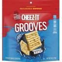 Cheez It Crackers Grooves Cheddar Ranch Crunchy Snack Cracker, 6 Ounce -- 6 per case