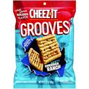 Cheez It Grooves Zesty Cheddar Ranch Crispy Cracker, 3.25 Ounce -- 6 per case.