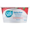 Silk Dairy Free Strawberry Yogurt Alternative, 5.3 Fluid Ounce -- 8 per case.