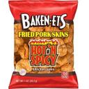 Baken-Ets Hot and Spicy Pork Rind, 1 Ounce -- 64 per case
