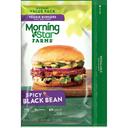 Morningstar Farms Spicy Black Bean Veggie Burgers, 18.9 Ounce -- 5 per case.