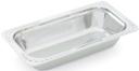 Vollrath Stainless Steel Third Size Rectangle Food Pan, 4 inch Deep