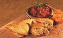 Cuisine Innovations Chicken and Cheese Quesadilla -- 100 per case.