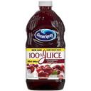Ocean Spray 100 Percent Cranberry Cherry Juice, 64 Fluid Ounce -- 8 per case