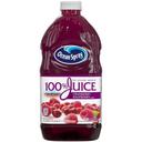 Ocean Spray 100 Percent Cranberry Raspberry Juice, 64 Fluid Ounce -- 8 per case