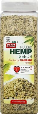 Badia Hulled Hemp Seed, 20 Ounce -- 4 per case
