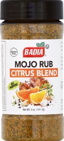 Badia Mojo Rub Citrus Blend, 5 Ounce Bottle -- 6 per case
