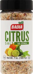 Badia Citrus Salt, 7 Ounce -- 6 per case
