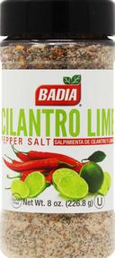 Badia Cilantro Lime Pepper Salt, 8 Ounce -- 6 per case