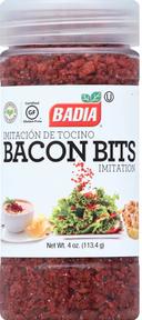 Badia Imitation Bacon Bits, 4 Ounce -- 6 per case