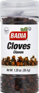 Badia Whole Cloves, 1.25 Ounce -- 8 per case