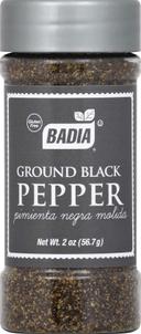Badia Ground Black Pepper, 2 Ounce -- 8 per case