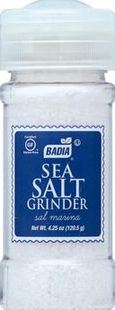 Badia Grinder Sea Salt, 4.25 Ounce -- 8 per case
