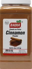 Badia Ground Fancy Cinnamon, 4 Pound Bottle -- 4 per case