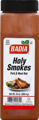 Badia Holy Smokes Pork and Meat Rub, 19 Ounce -- 4 per case