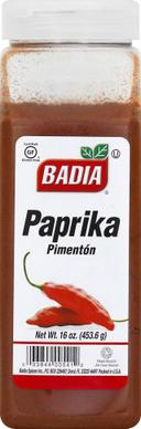 Badia Paprika, 16 Ounce Bottle -- 6 per case