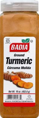 Badia Ground Turmeric, 16 Ounce Bottle -- 6 per case